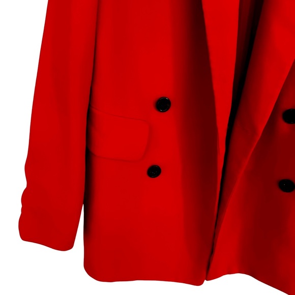 Aritzia Wilfred Cherrelle Relaxed Blazer Red XXS - Picture 7 of 9